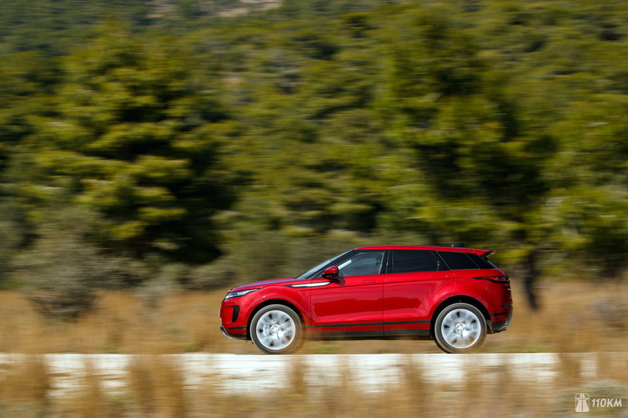 Тест драйв нового Range Rover Evoque  чистая линия