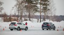 Тест драйв Mitsubishi Outlander GT  ввинчиваемся в поворот