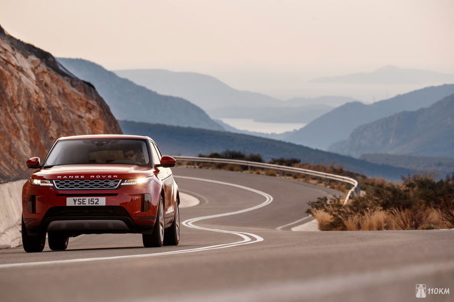 Тест драйв нового Range Rover Evoque  чистая линия