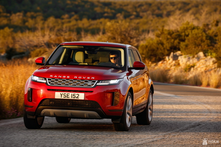 Тест драйв нового Range Rover Evoque  чистая линия