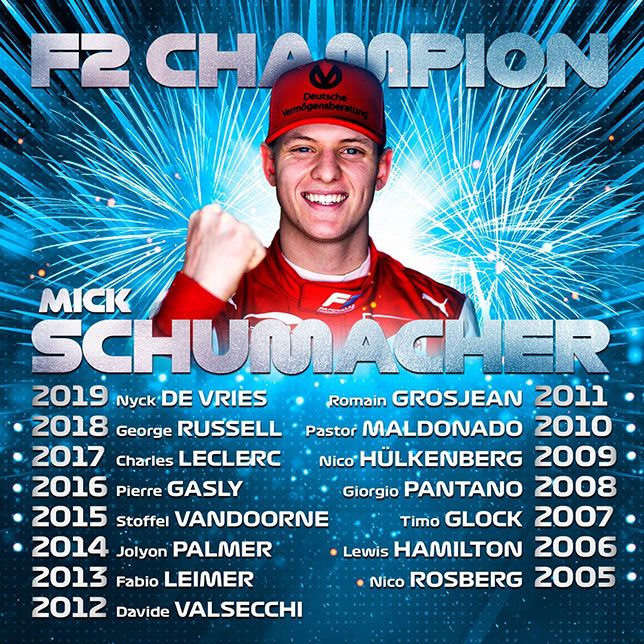 Формула 2: Дарувала выиграл гонку, Шумахер – титул