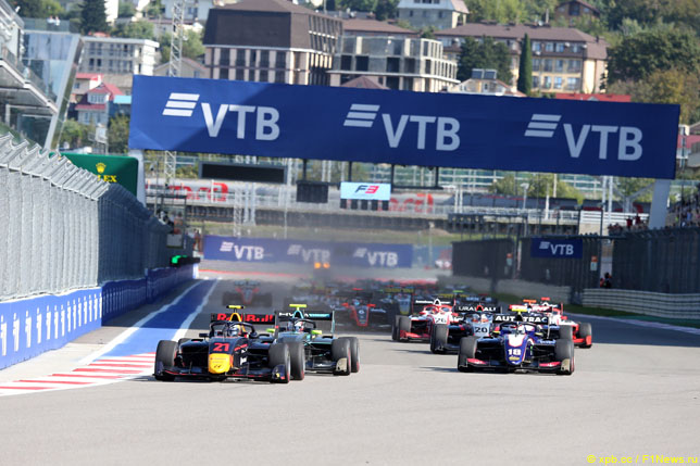 Финал сезона Формулы 3 перенесён в Сочи