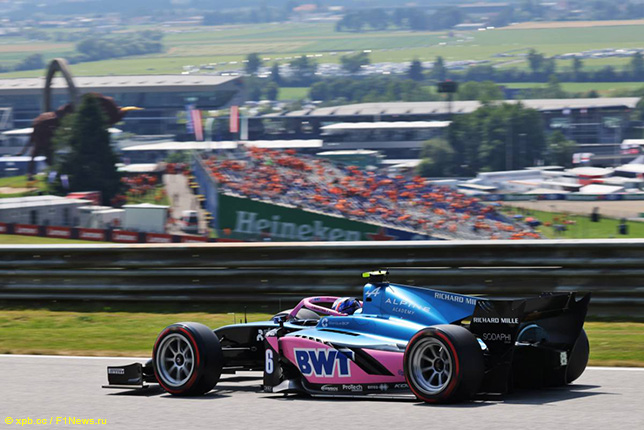 Формула 2: Второй поул в сезоне завоевал Виктор Мартен
