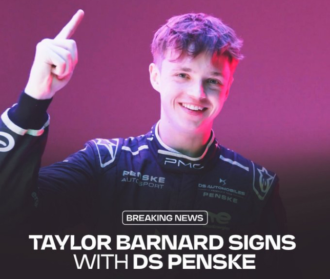 Формула E: Барнард подписал контракт с DS Penske