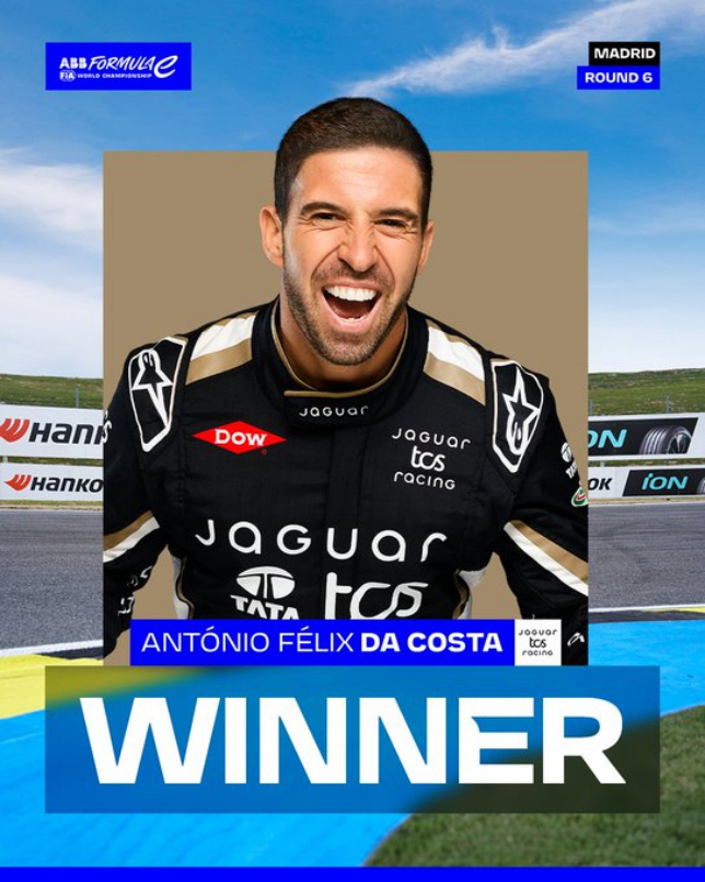 Формула E: Да Кошта одержал вторую победу подряд