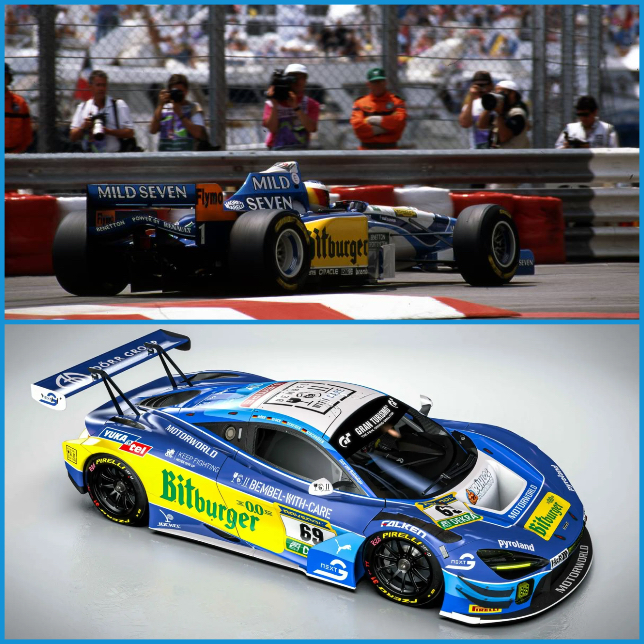 NLS: МcLaren Тимо Глока оформлен в узнаваемом стиле