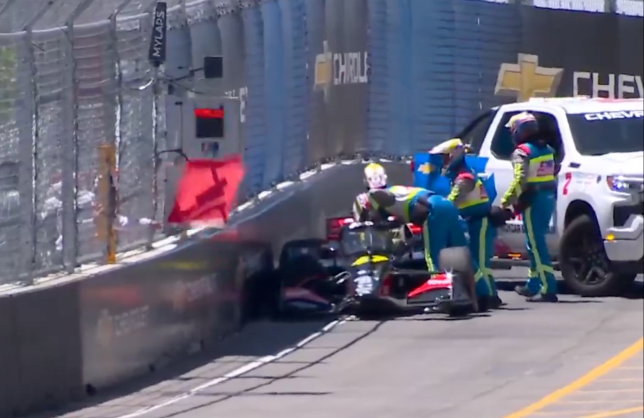IndyCar: Мик Шумахер в очередной раз разбил машину
