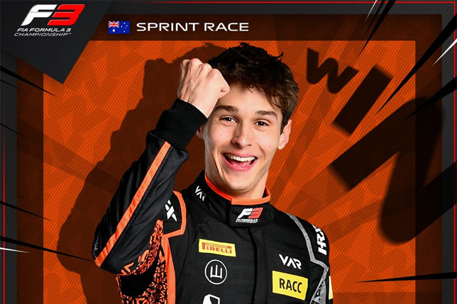 Ф3: Бруно дель Пино выиграл спринт в Мельбурне